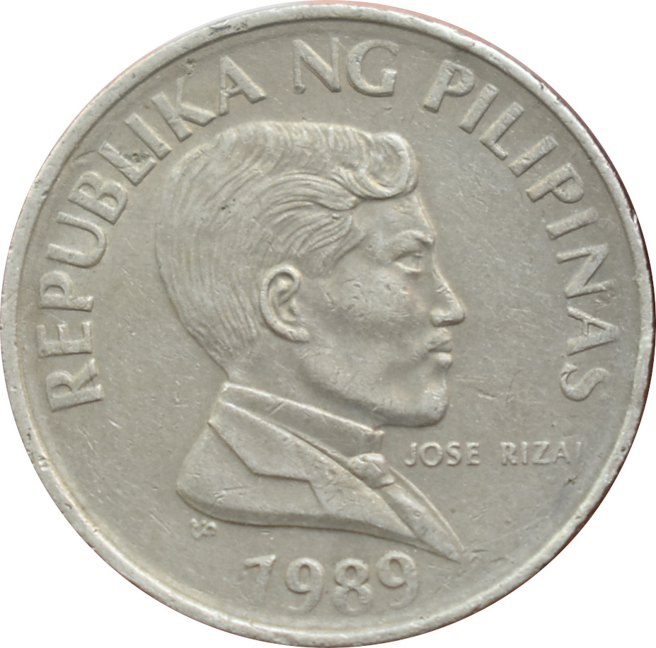 Filipíny 1 Piso 1989