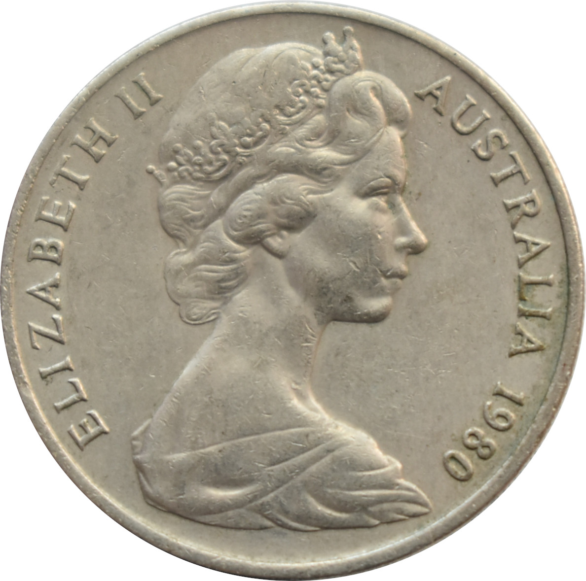 Austrália 20 Cents 1980