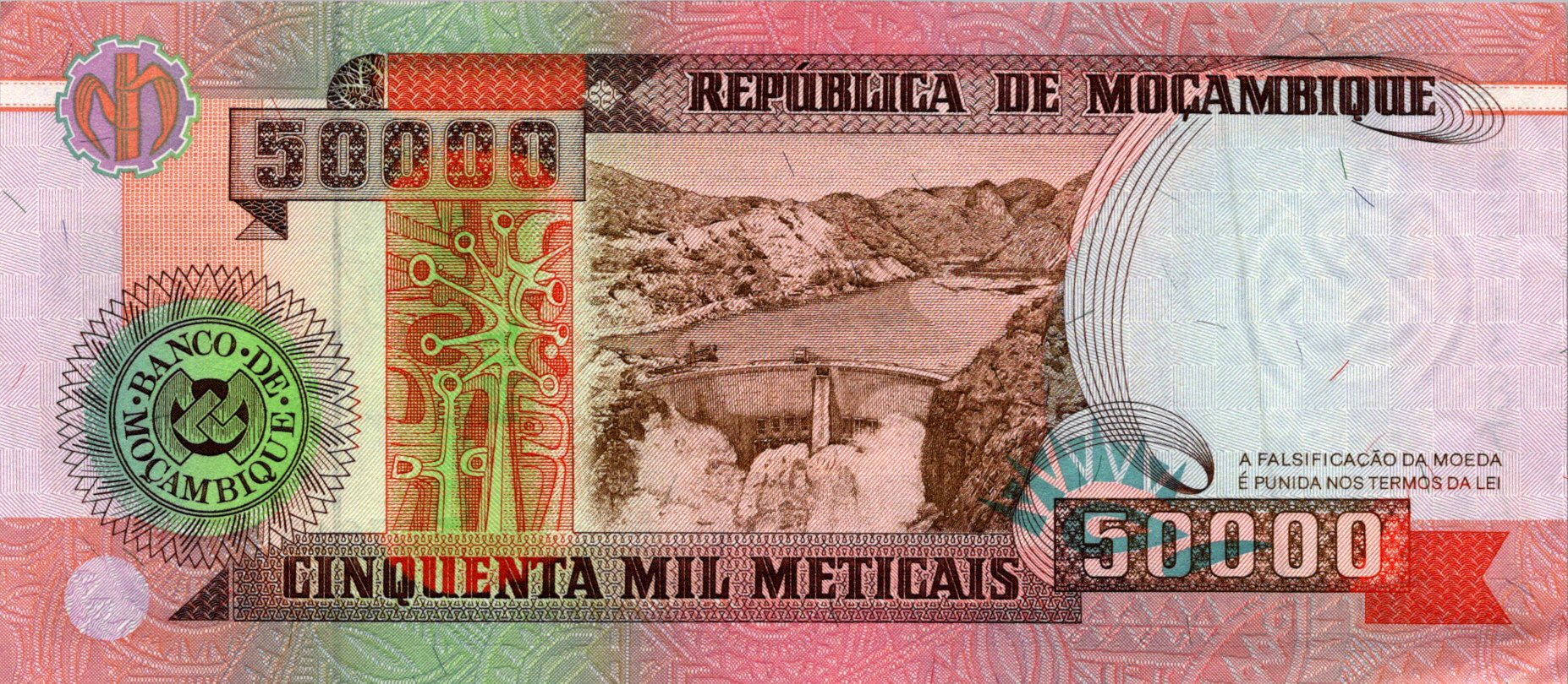 Mozambik 50 000 Meticais 1993