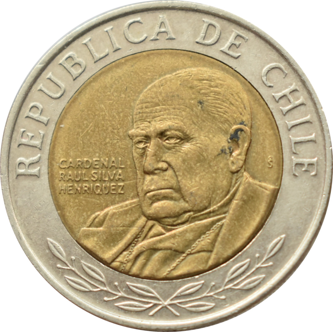 Čile 500 Pesos 2015