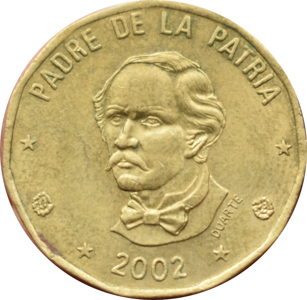 Dominikánska republika 1 Peso 2002