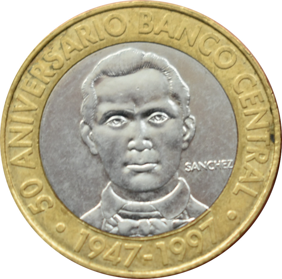 Dominikánska republika 5 Pesos 1997