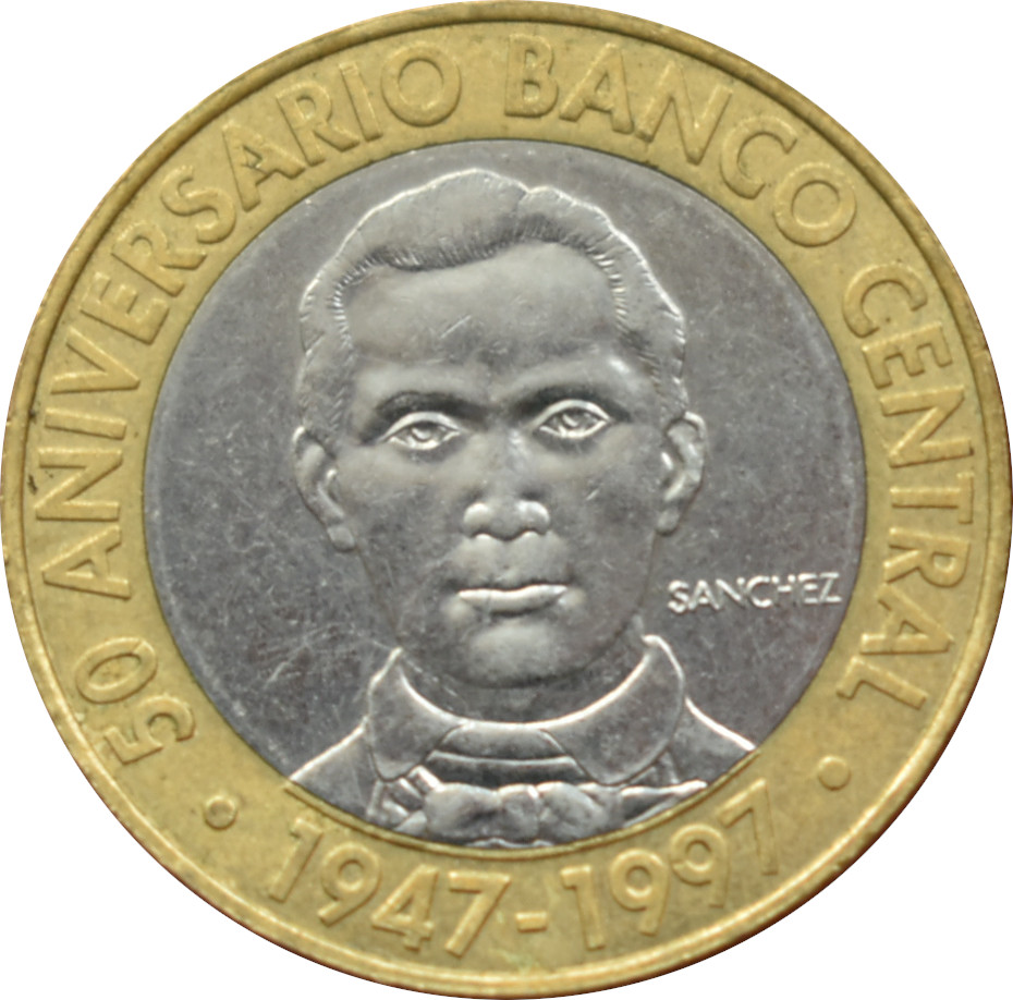 Dominikánska republika 5 Pesos 1997