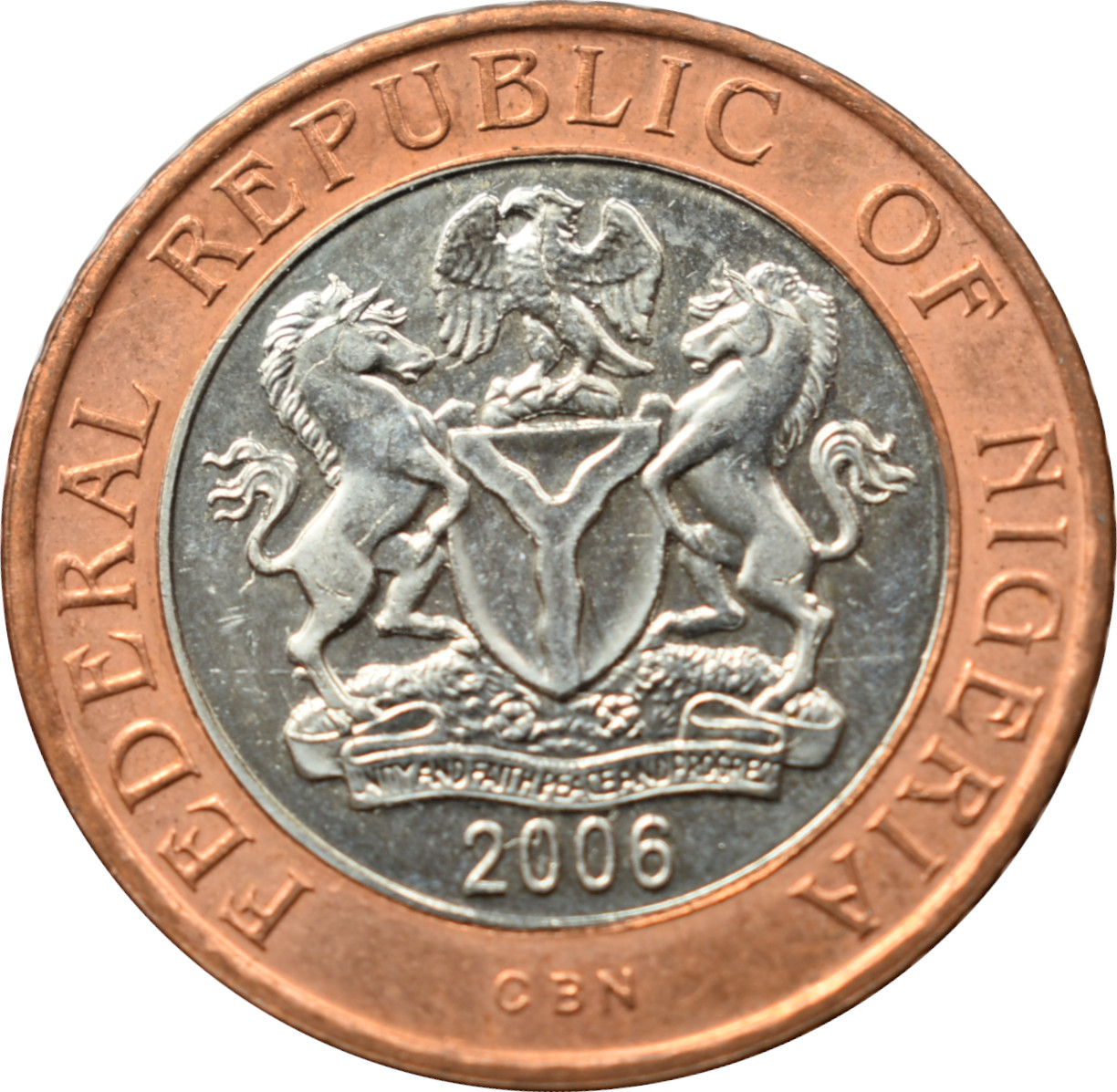 Nigéria 2 Naira 2006