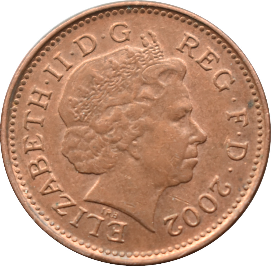 Anglicko 1 Penny 2002