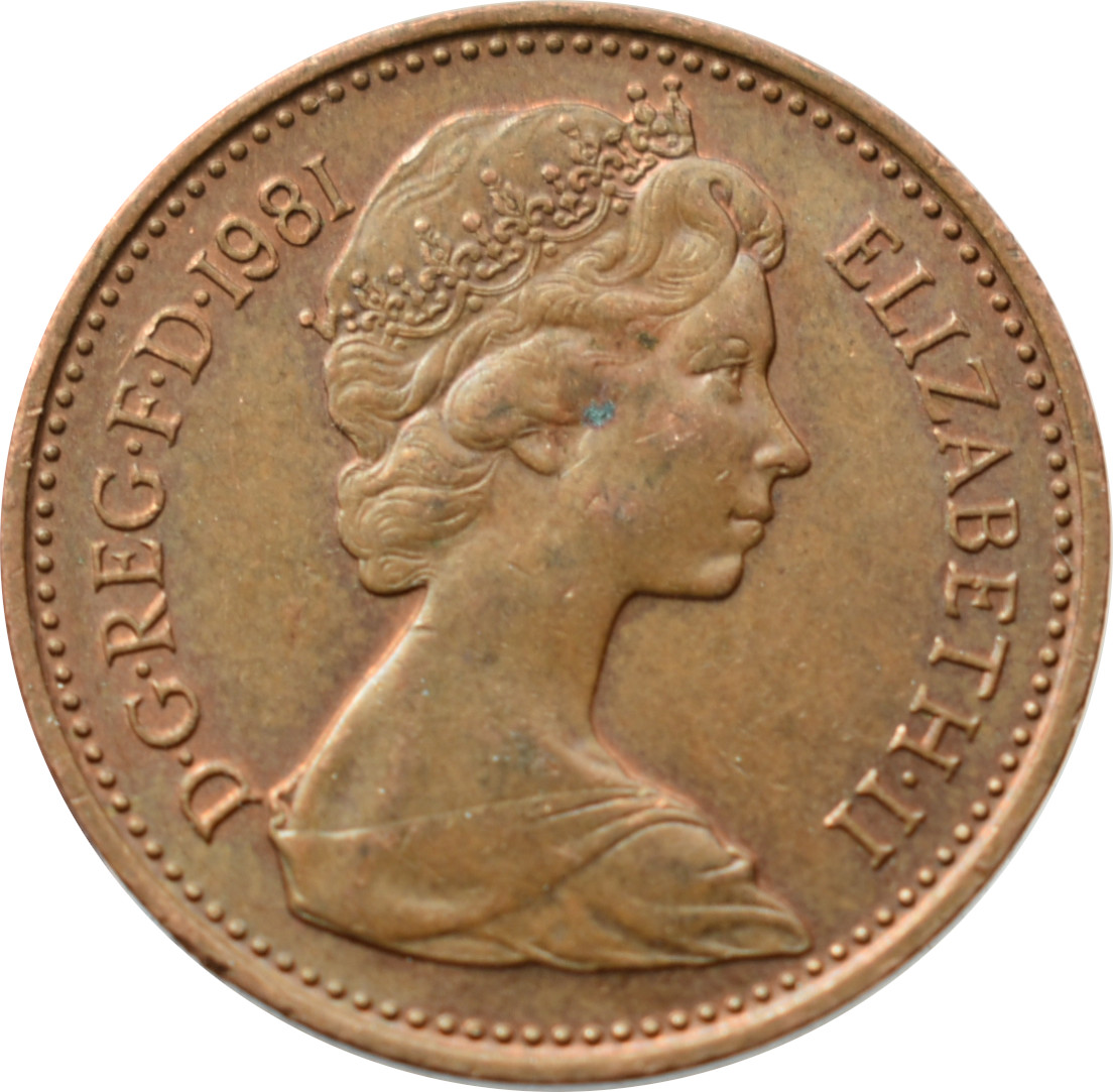 Anglicko 1 New Penny 1981