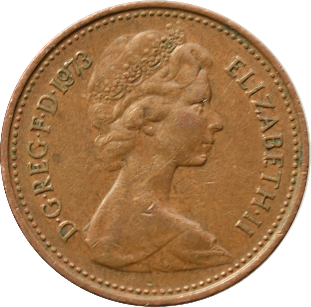 Anglicko 1 New Penny 1973