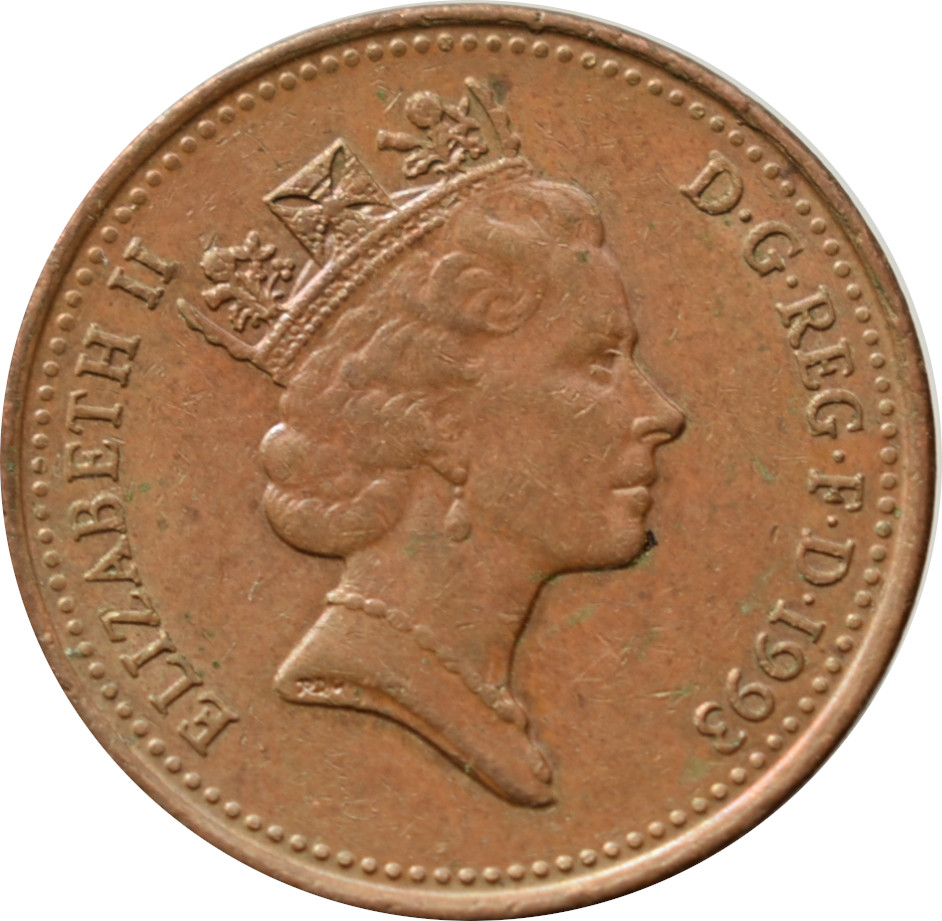 Anglicko 1 Penny 1993