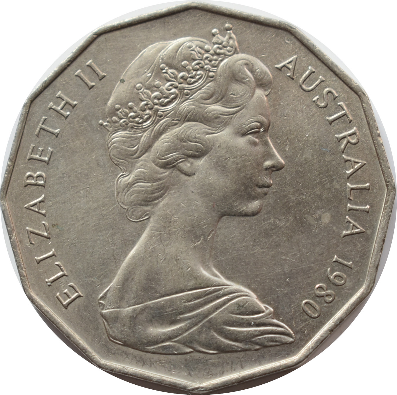 Austrália 50 Cents 1980