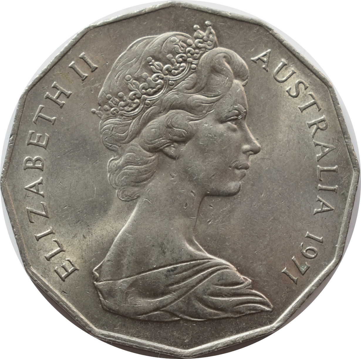 Austrália 50 Cents 1971