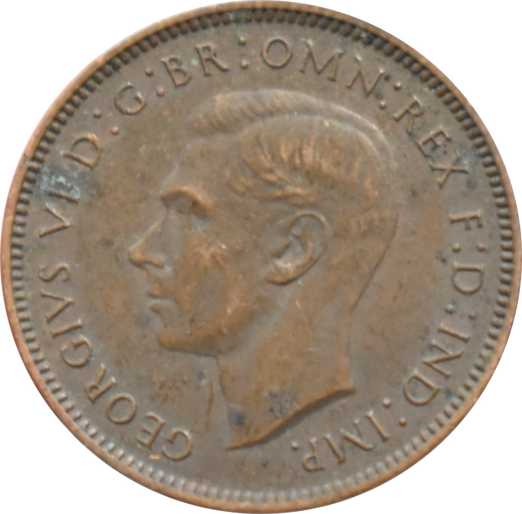 Anglicko 1 Farthing 1948