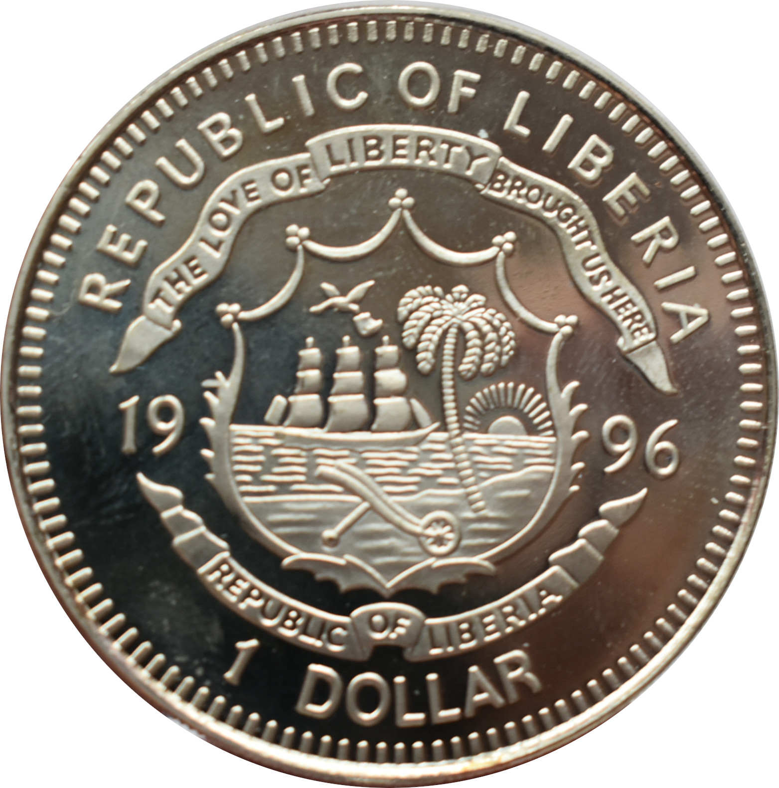 Libéria 1 Dollar 1996