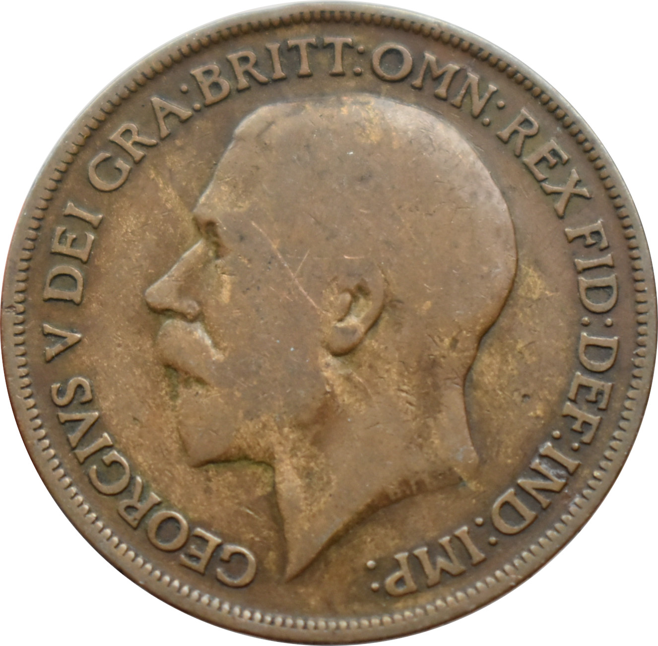 Anglicko 1 Penny 1913