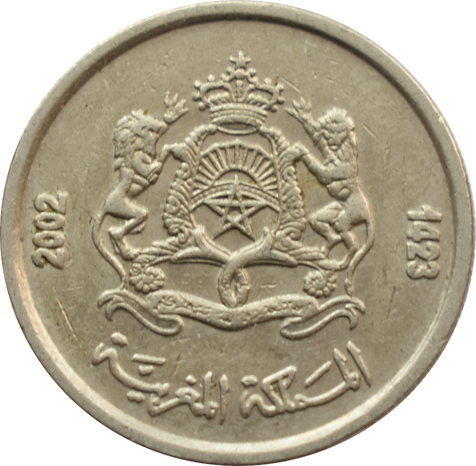 Maroko 1/2 Dirham 2002