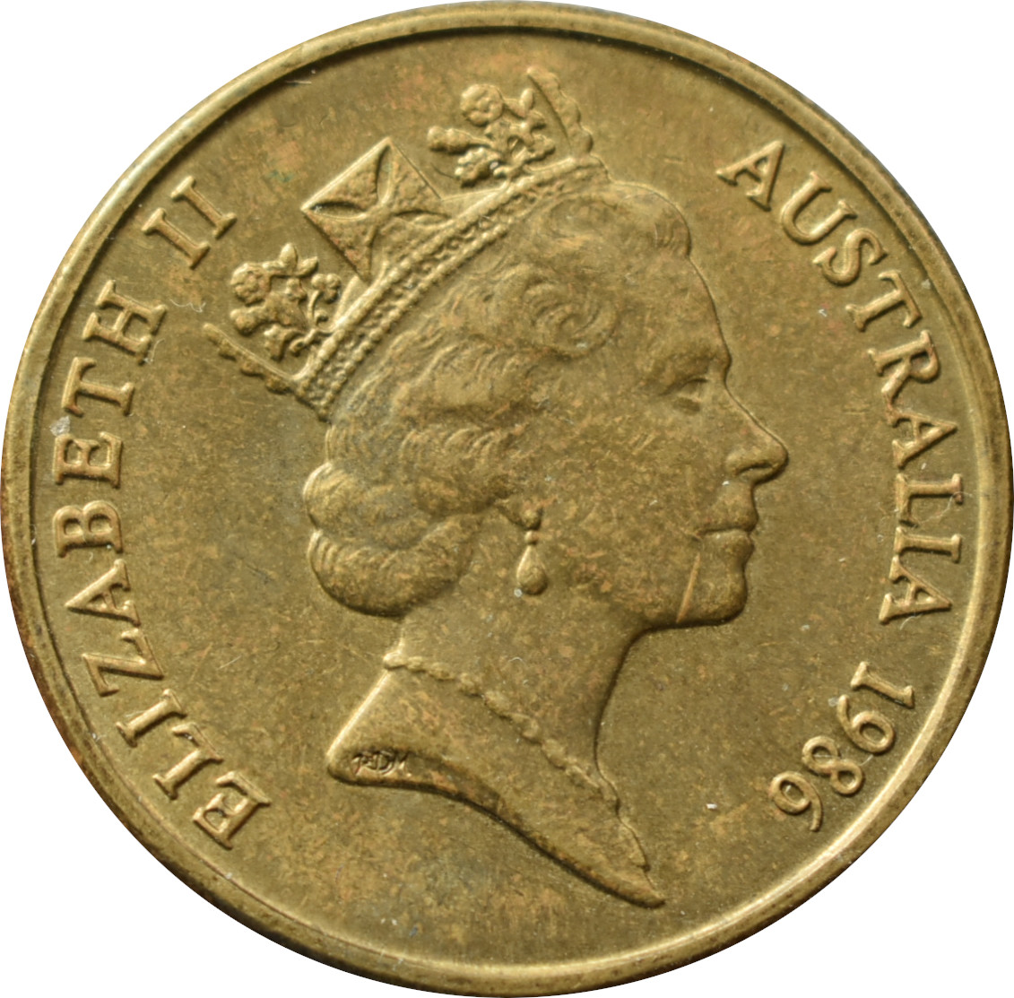 Austrália 1 Dollar 1986