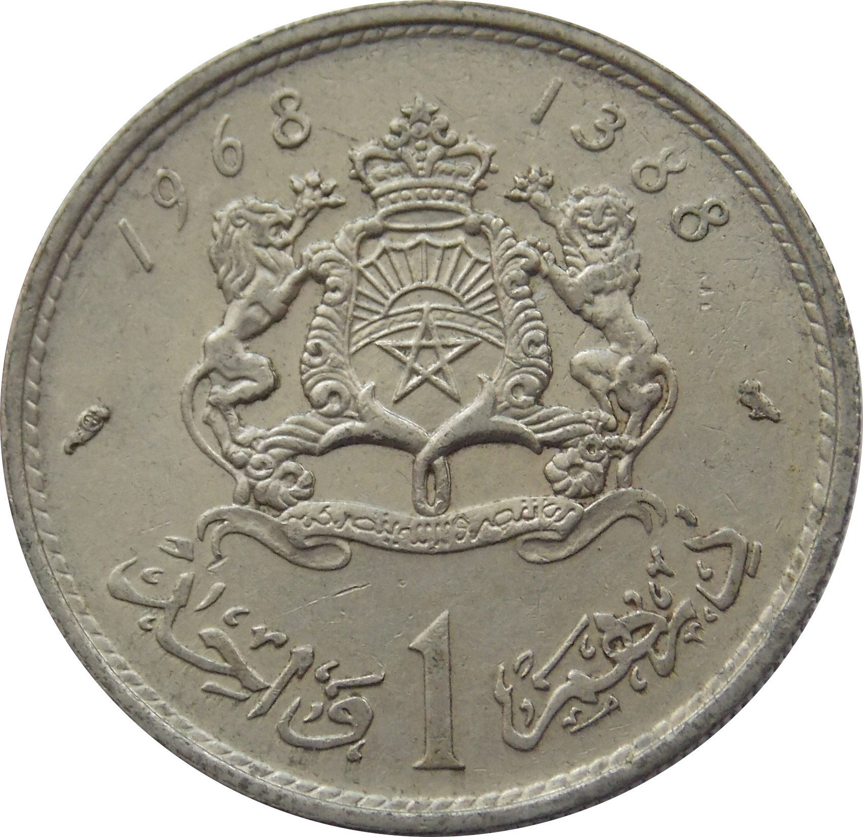 Maroko 1 Dirham 1968