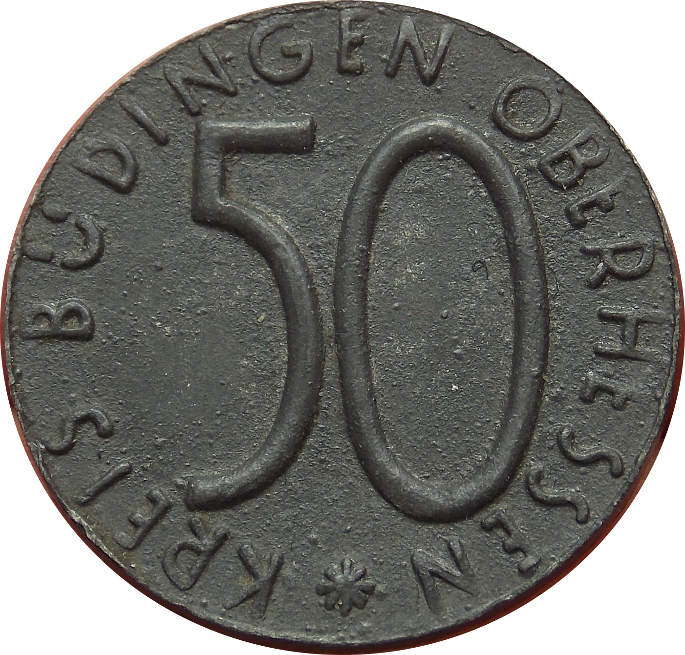 Hessen Büdingen 50 Pfennig B.l. | NUMIZMATIKA DENÁR