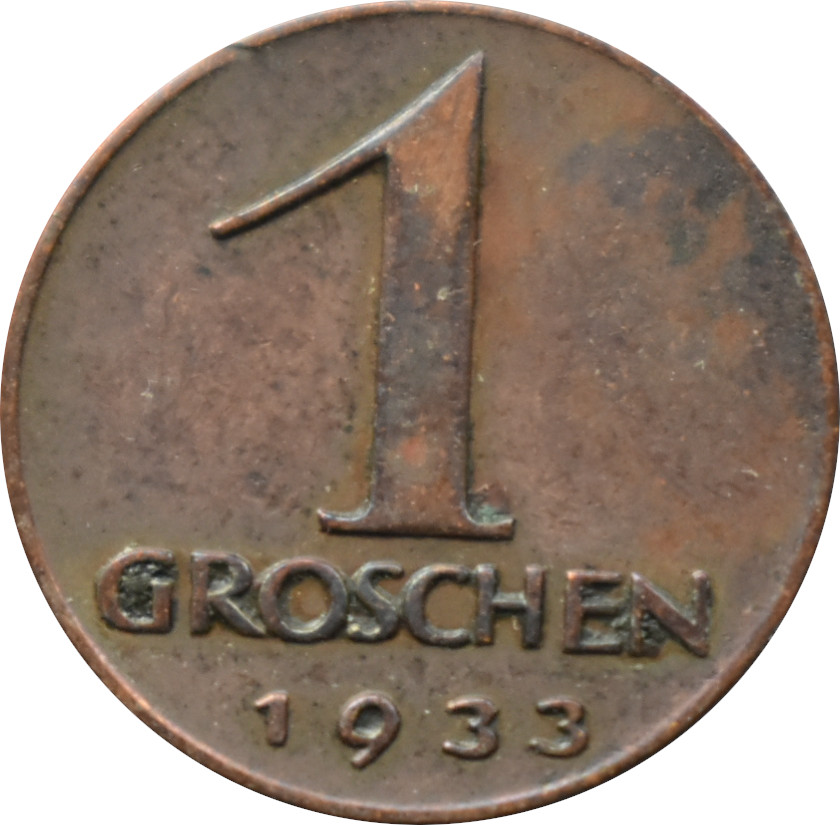 Rakúsko 1 Groschen 1933