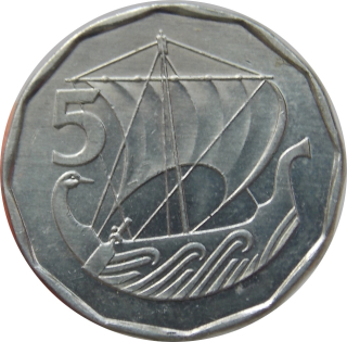 Cyprus 5 Mils 1982