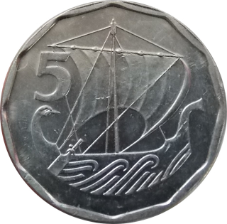 Cyprus 5 Mils 1981