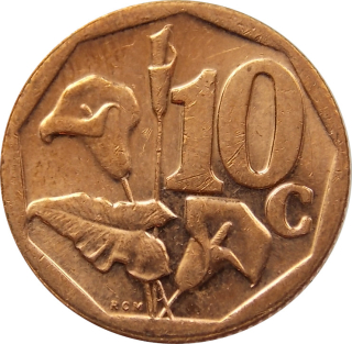 Južná Afrika 10 Cents 2014