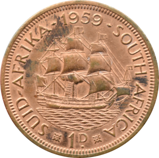 Južná Afrika 1 Penny 1959