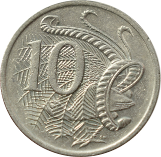 Austrália 10 Cents 1984