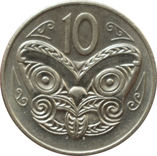 Nový Zéland 10 Cents 1982