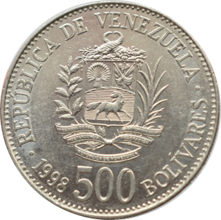 Venezuela 500 Bolivares 1998