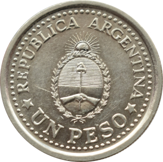 Argentína 1 Peso 1960