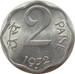 India 2 Paise 1972