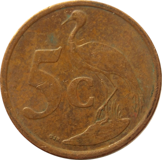 Južná Afrika 5 Cents 2006