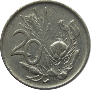 Južná Afrika 20 Cents 1976