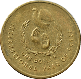 Austrália 1 Dollar 1986