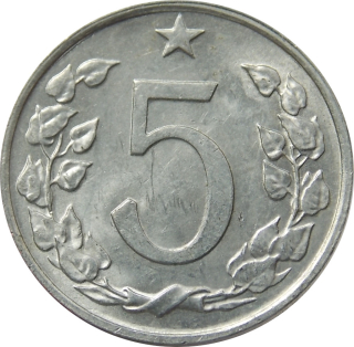 ČSSR 5 Halier 1974