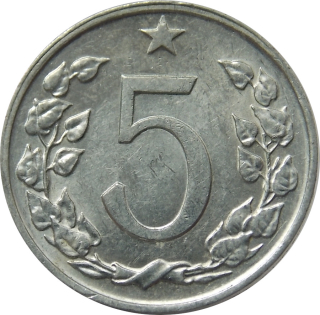 ČSSR 5 Halier 1975