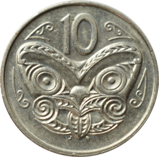 Nový Zéland 10 Cents 1988