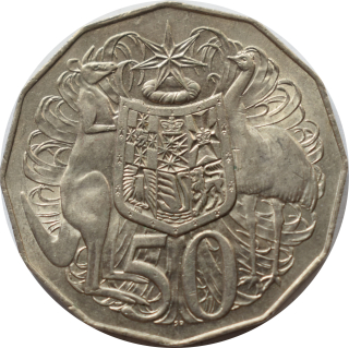 Austrália 50 Cents 1969