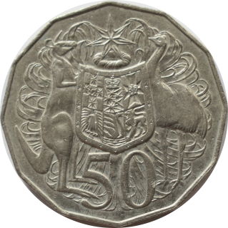 Austrália 50 Cents 1984