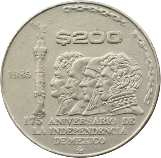 Mexiko 200 Pesos 1985