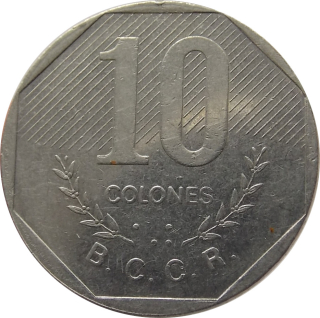 Kostarika 10 Colones 1983
