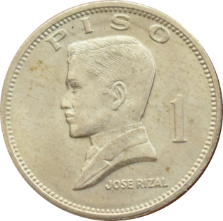 Filipíny 1 Piso 1972