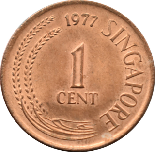 Singapur 1 Cent 1977