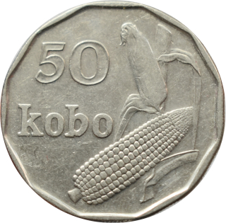 Nigéria 50 Kobo 1991