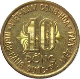 Južný Vietnam 10 Dong 1974