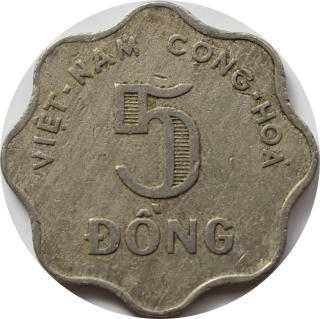 Južný Vietnam 5 Dong 1966