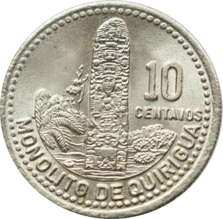 Guatemala 10 Centavos 1988