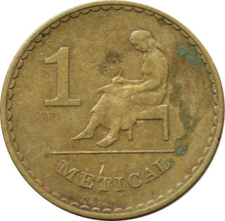 Mozambik 1 Metical 1980