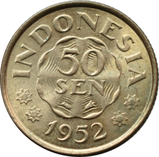 Indonézia 50 Sen 1952