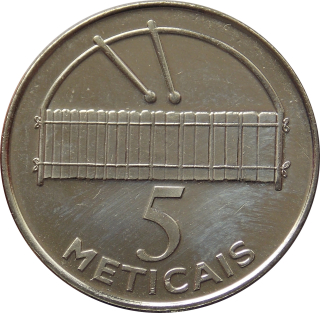 Mozambik 5 Meticais 2006